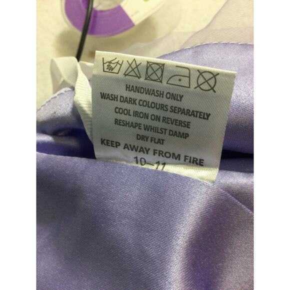 GIRL'S PARTY DRESS SZ 10-11 Y pink purple tulle sequin embroidered NEW B30 - Picture 5 of 7